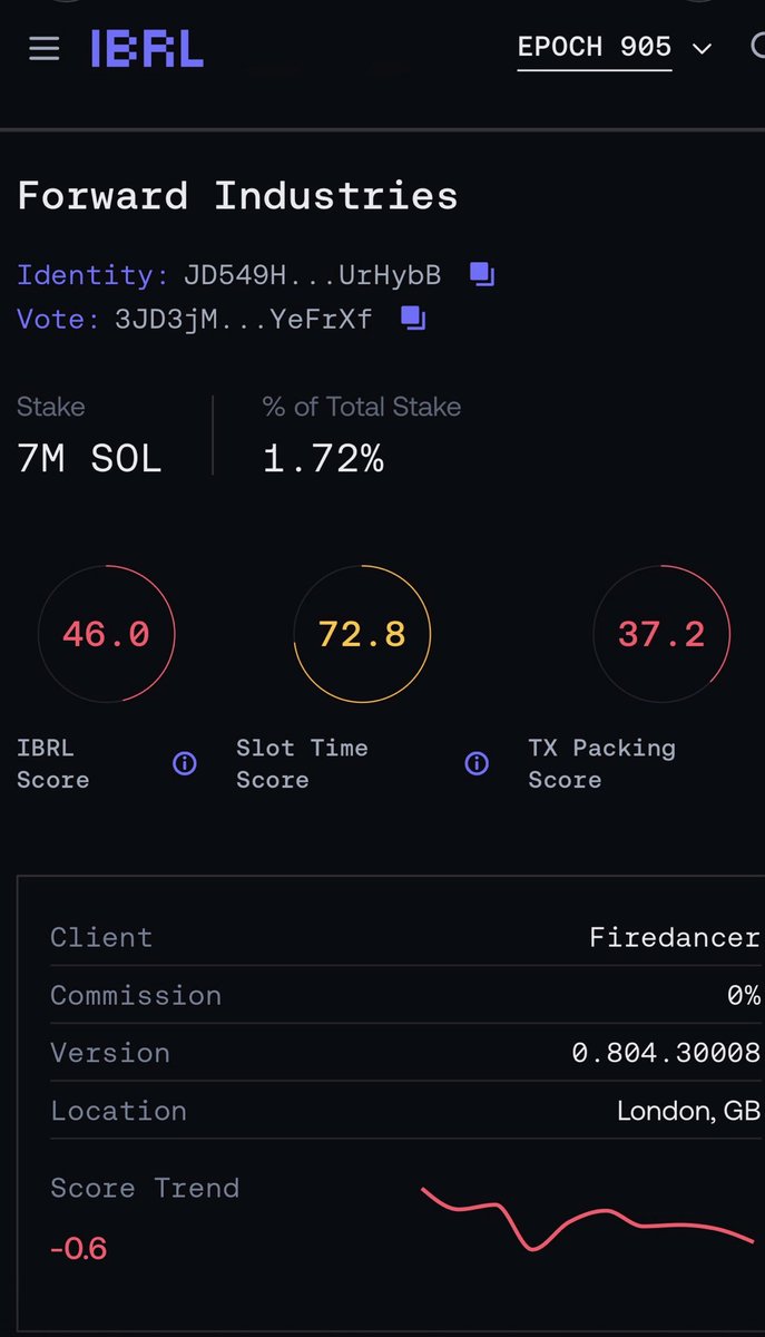 “I trust VCs and DATs to weigh in on validators.”