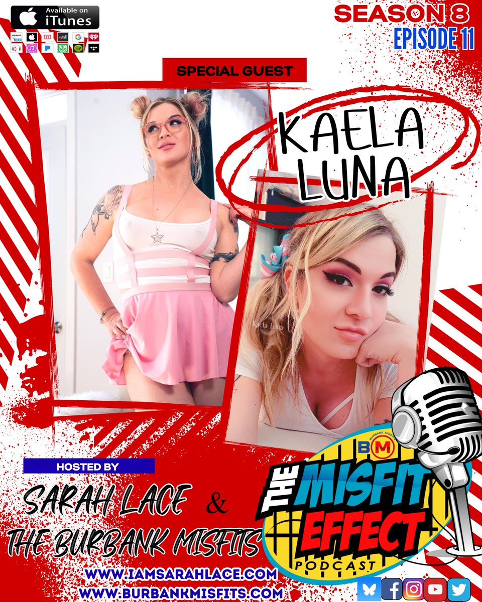 knockoutnetwork's tweet image. NEW @burbankmisfits The Misfit Effect episode titled The Animated Effect w/ Kaela Luna @tskaelaluna w/ host @iamsarahlace &amp;amp; @rawstarr for audio  podcasts.apple.com/us/podcast/the… burbankmisfits.com/podcast/luna/ &amp;amp; Every Podcast Platform. for video: youtube.com/watch?v=9v0FJ8… #podcast