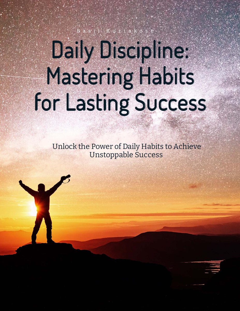 VirtualBookhub's tweet photo. Hey friends! Are you tired of feeling stuck in the same old routine? It's time to shake things up and start incorporating daily disciplines into your life! By creating healthy habits, you can achieve anything you set your mind to. Whether it's hitting th https://t.co/CCgjqFjkv3
