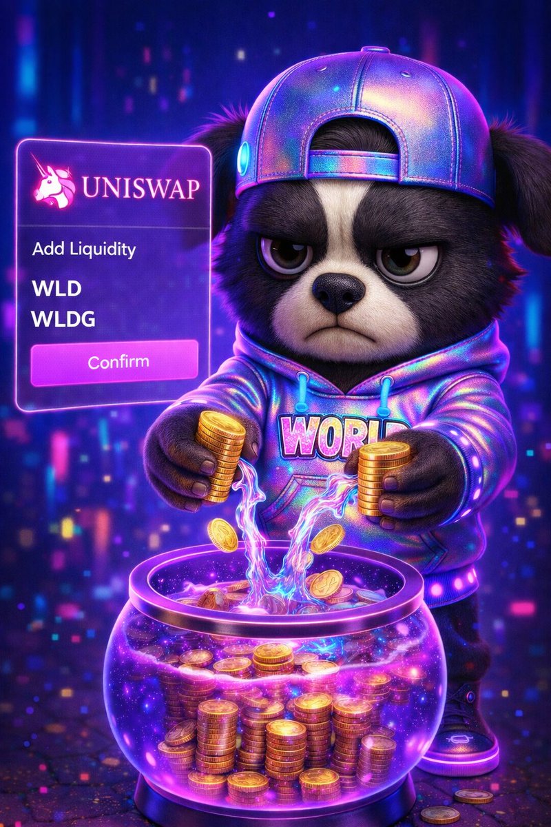 We have completed our first liquidity addition of the year.

By strengthening liquidity, $WLDG aims to become a meme coin that investors can hold with confidence.

<a href="/world_chain_/">World Chain</a> <a href="/world_human_jp/">WorldJP | unofficial</a> 
<a href="/PufLaunch/">puf (e/acc)</a> 
#ワールドコイン
$WLD