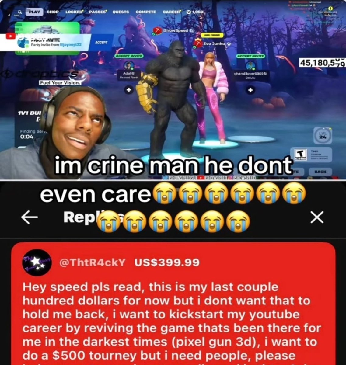 bigsouptaco's tweet image. 😭😭