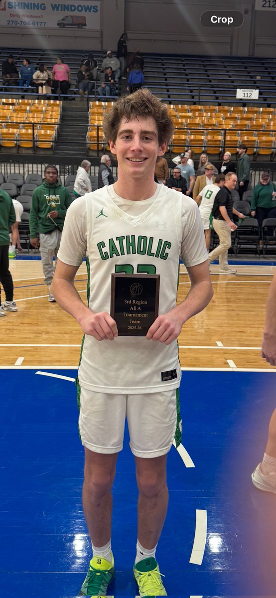 1027TheGame's tweet image. Catholic beats McLean 59-32 to win 3rd Region All A Title. Our @1776Bank Player of the Game is Jake Murphy as he scores 17 points.