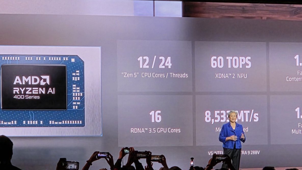 geekberrynet's tweet photo. AMD Ryzen AI 400 series is coming soon  #CES2026 @AMD https://t.co/fYy0AZfazD
