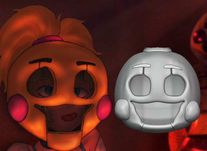 COSMICISLOL's tweet image. This year one of goals is to make a fully modeled, fully rigged and textured by me 

This a model of @Ennardie58 drawing btw 
#fnaf #ToyChica