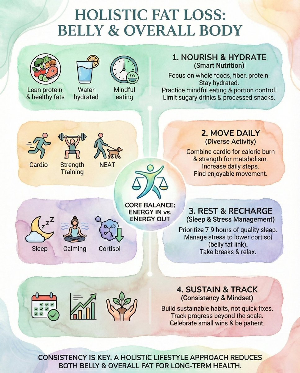 HOLISTIC FAT LOSS: BELLY AND OVERALL BODY