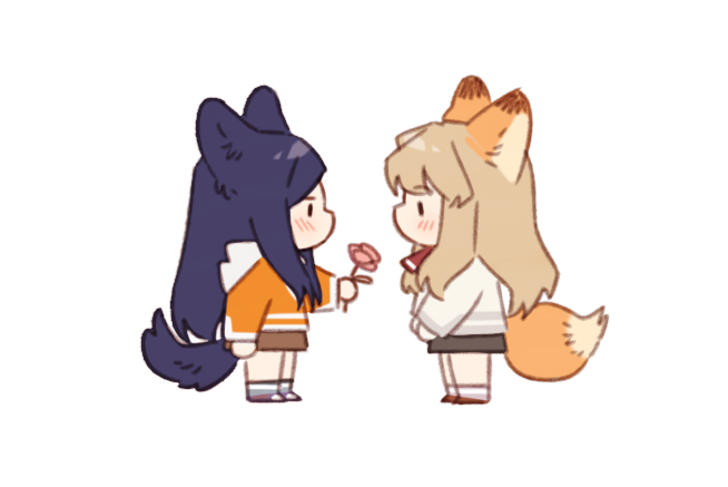 guri_gom's tweet photo. 🦊🐺 https://t.co/NObRXE1Ja8