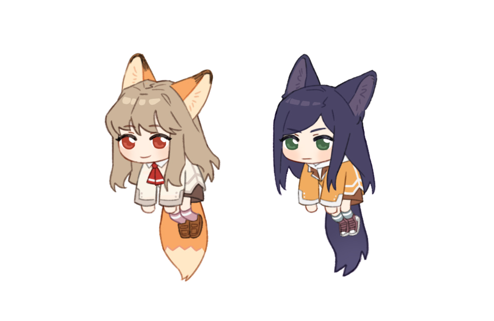 guri_gom's tweet photo. 🦊🐺 https://t.co/NObRXE1Ja8