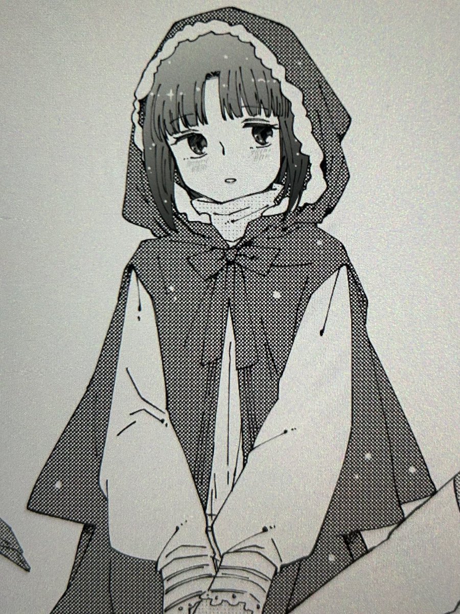 「ティファにかわいい防寒着を着せたい 映画の赤ずきんみたいなローブ似合いそうですよ」|だまこのイラスト