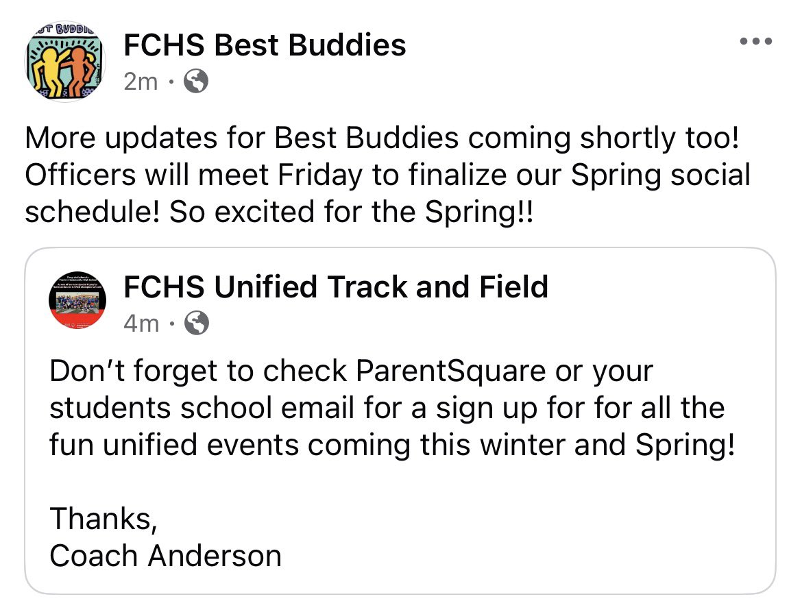 FCHS Best Buddies (@fchsinclusion) on Twitter photo 