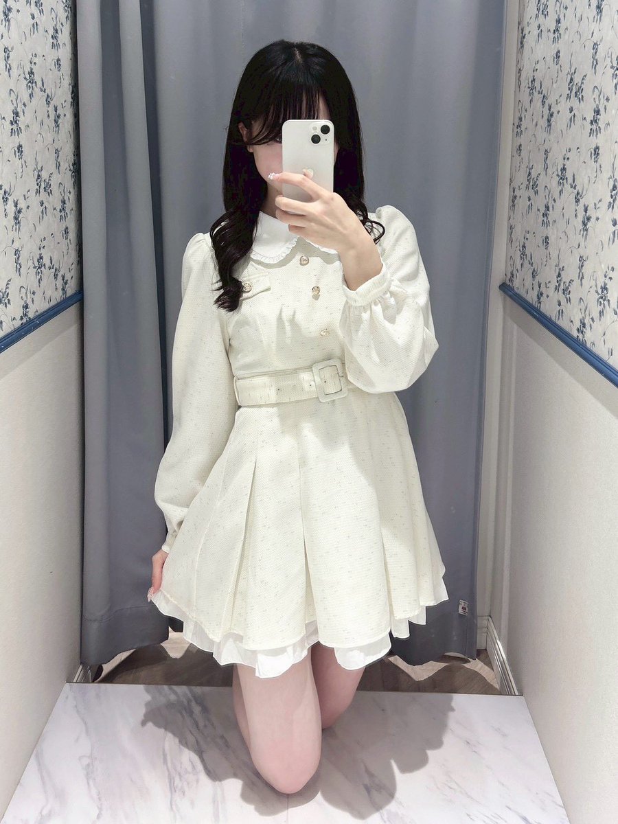 evelyn チャックジャケットセットOP チェックジャケットセット