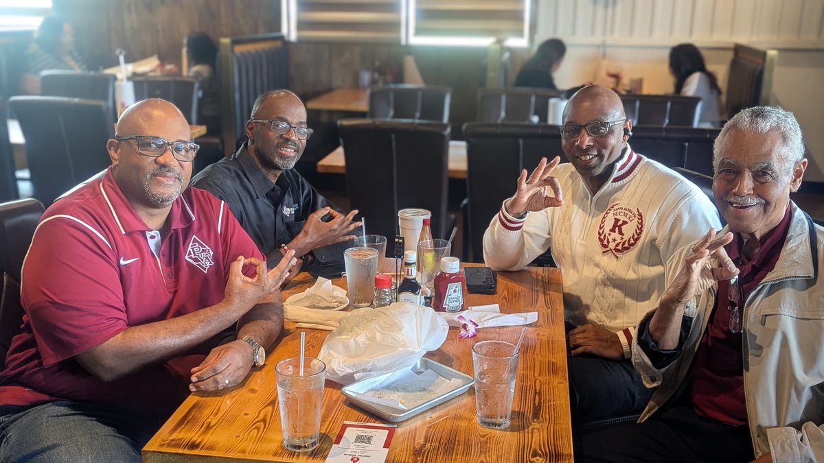 FredWasCOO's tweet photo. J5 is something I look forward to. The brotherhood is amazing. Yo!!! #J5 #KappaAlphaPsi #PVNation #Nupes https://t.co/3T7lAX33lI