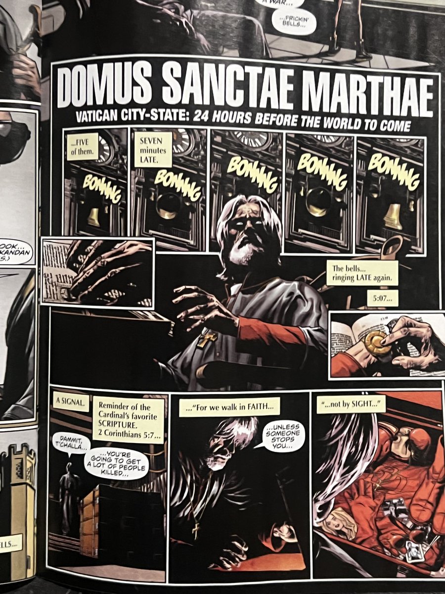 Anyone else reading The World To Come? Not quite sure what to make of the story yet, but Cardinal Daredevil is interesting to me #Daredevil #MarvelComics