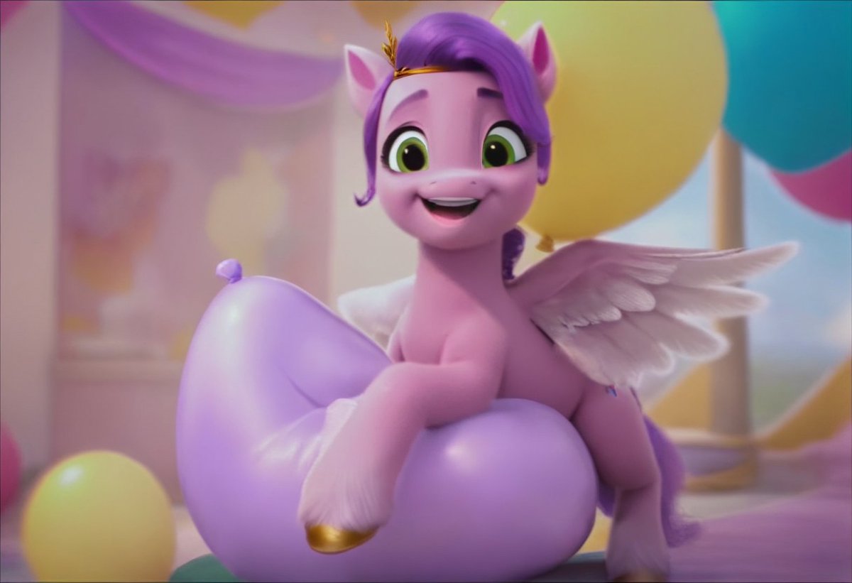 Do you want to play with these balloons with her?