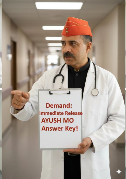 #Super_Doctor <a href="/alokrajRSSB/">Alok Raj</a> Ji 
#Answer_Key परीक्षा प्रक्रिया का अहम हिस्सा है। AYUSH अभ्यर्थी इसके शीघ्र प्रकाशन की अपेक्षा कर रहे हैं। #AYUSH_Officer_AnswerKey