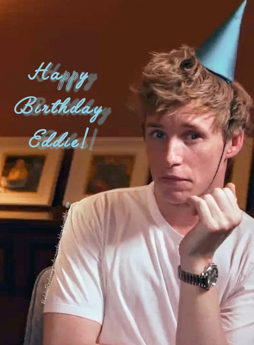 Happy birthday #EddieRedmayne🎂🥳
Wishing a very happy birthday to an incredibly talented actor and a truly beautiful human being.
I hope you have a year full of joy and wonderful new projects. I love you 💙
