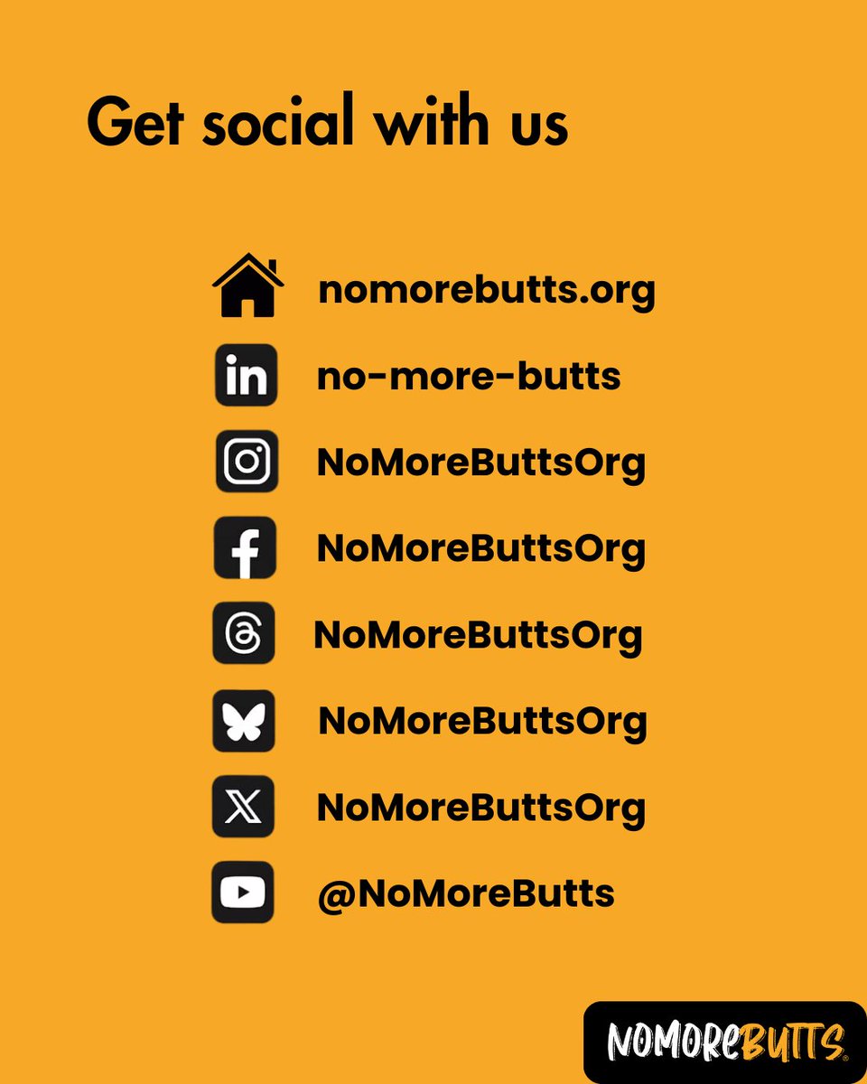 Clear vision, multiple platforms.

Follow us across all of your social media platforms as we deliver programs that support our strategic pillars to tackle tobacco product litter - within Australia and across the world.

#nomorebutts #novapewaste