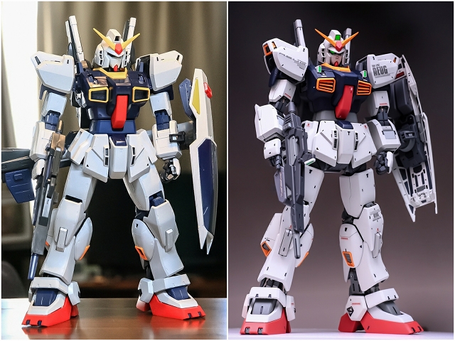 2001年に発売されたPGガンダムMk-II。キットの精度がイマイチだったり