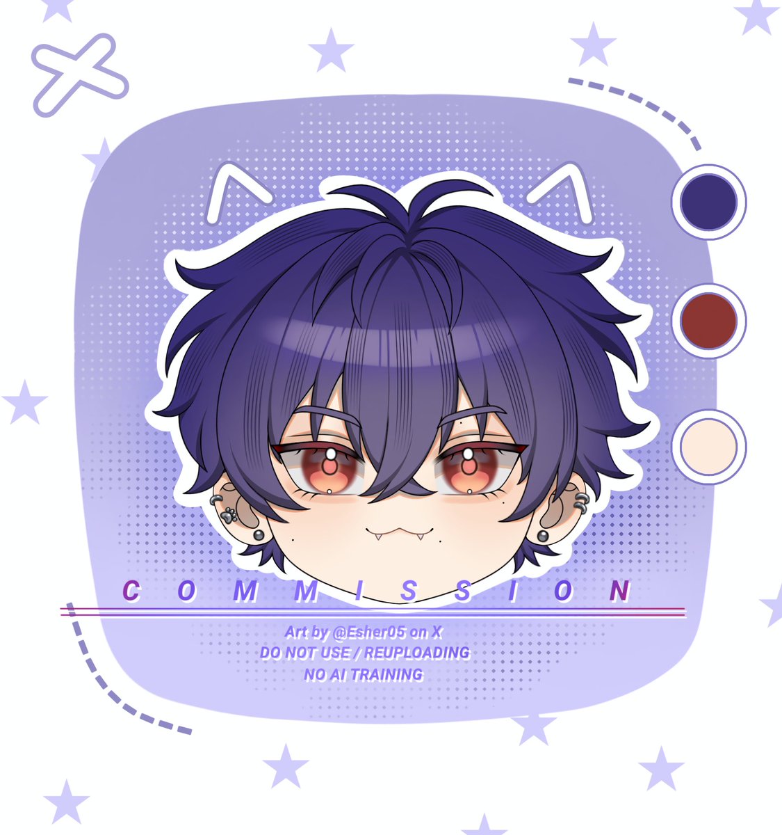 Esher05's tweet photo. Commission gifts✨ 
Thank you for commissioning me^^
DM me to order commission ><

#commissionart #artidn https://t.co/DE74OKuCk2