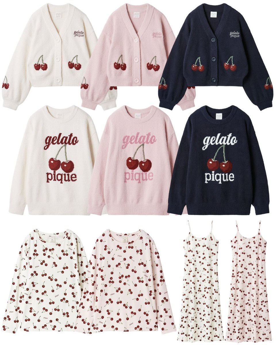 gelato pique CHERRY SERIES 🍒❤️ ジェラートピケからとっても可愛い