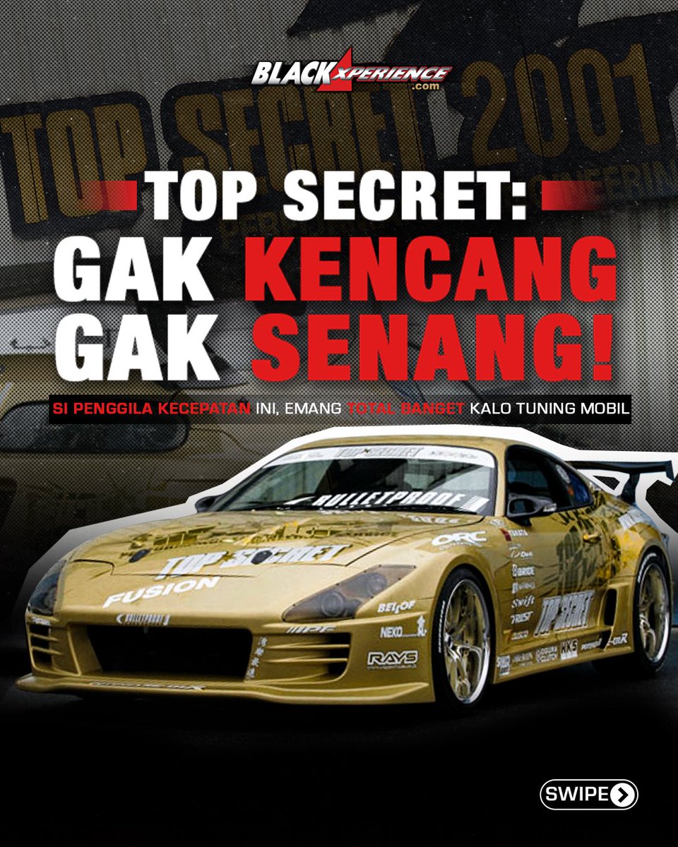 blackxperience's tweet image. Paman Smokey ini emang doyan banget sama mobil yang performanya top! 🚗💨

Nah bagaimana sih cerita awalnya Smokey-san bikin Top Secret?? 🔒🔧

Gas langsung cek slidenya aja ya! 🔥🔥

#BlackXperience #CarMods #CarEnthusiasts #TopSecret #SmokeyNagata