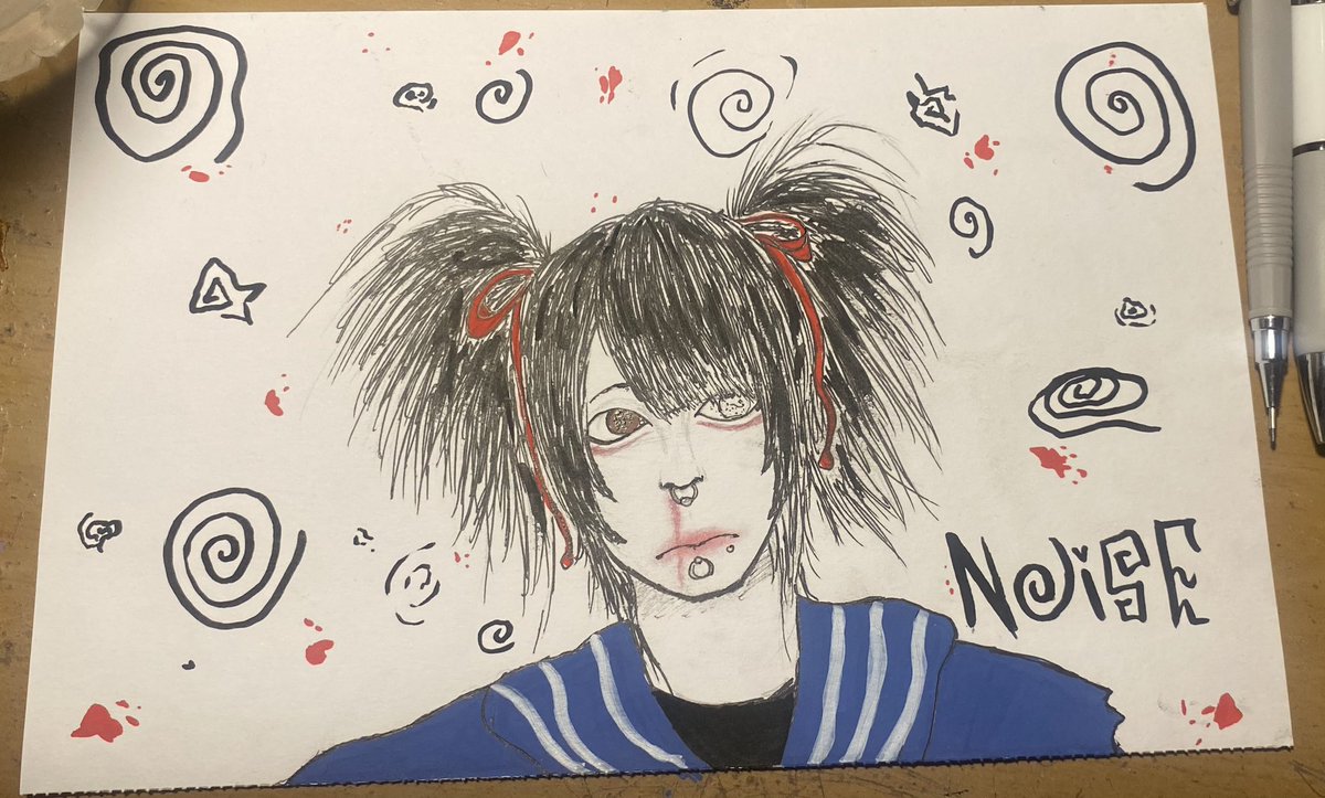 praiseasmodeus's tweet photo. I drew Hiro!!! :3 #SenketsuAkochan #vkei #Hirokun https://t.co/nZmgVRD4nI