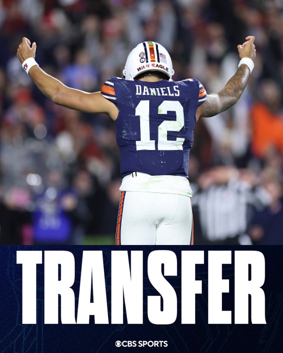 mzenitz's tweet image. Auburn QB transfer Ashton Daniels is expected to transfer to Florida State, sources tell me, @BSonnone and @CNee247.

Daniels, who played at Stanford before Auburn, has career totals of 4,783 passing yards, 1,401 rushing yards and 35 total touchdowns.