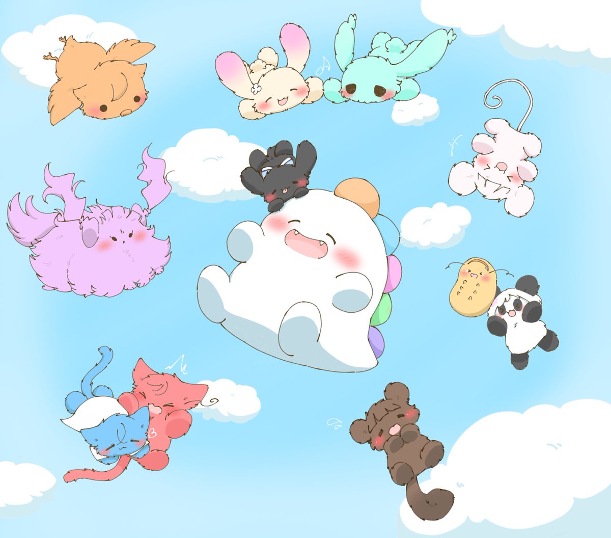 塗り忘れあったので光の速さであげ直し🫥