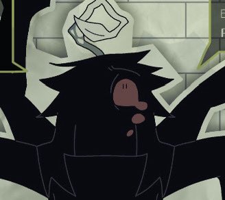 DISEASEDAPPLE's tweet image. ' . . . ! b-bu b-but . . ! '

' ii can- can lllearn again . . ! '