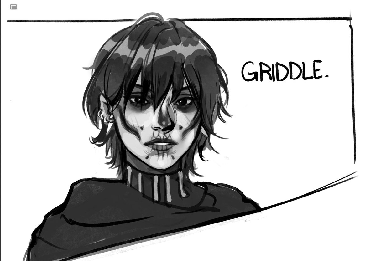 harrow doodle #thelockedtomb #harrowhark