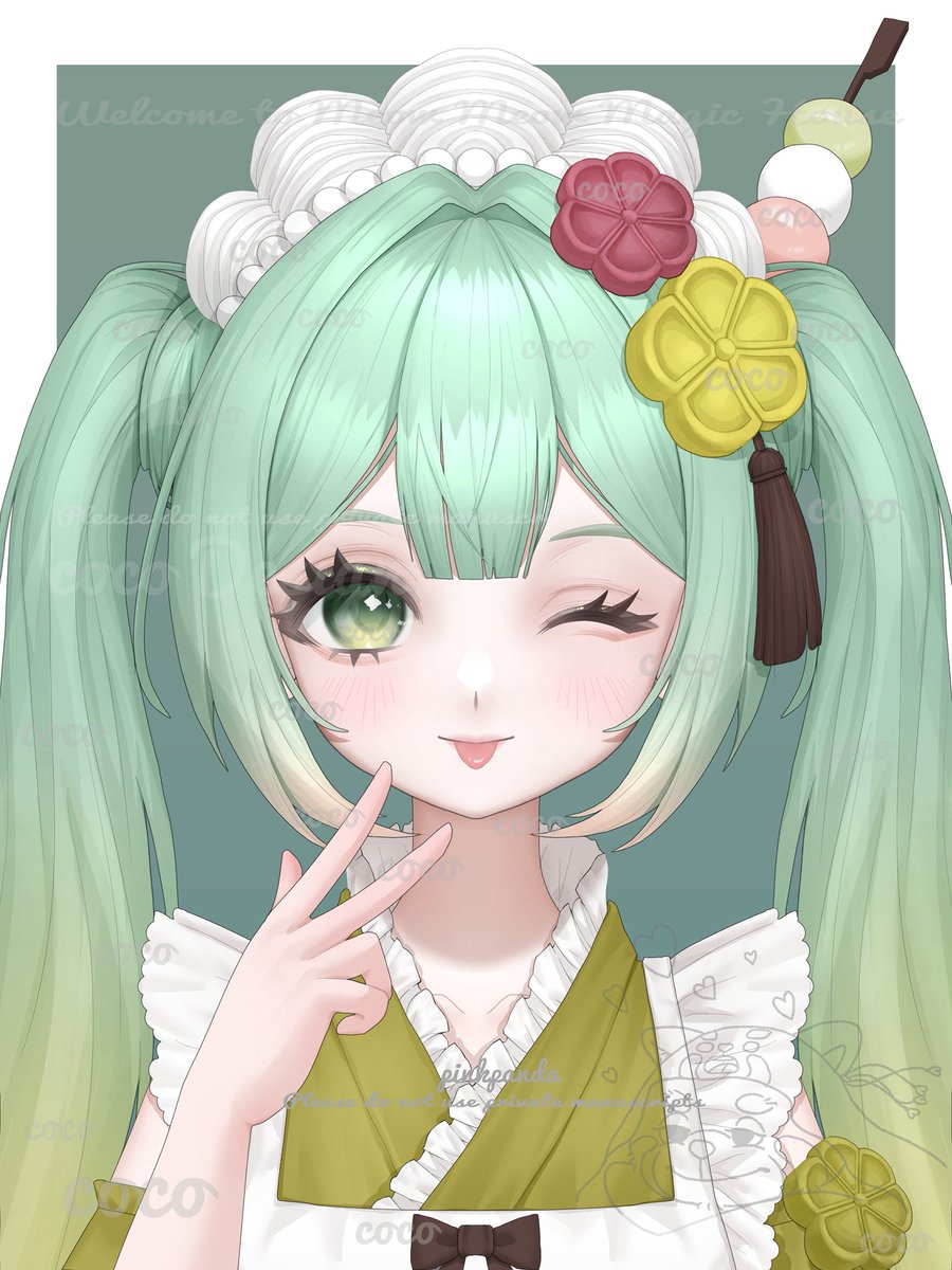 可可粉coco (VGEN Commissions OPEN) tweet media