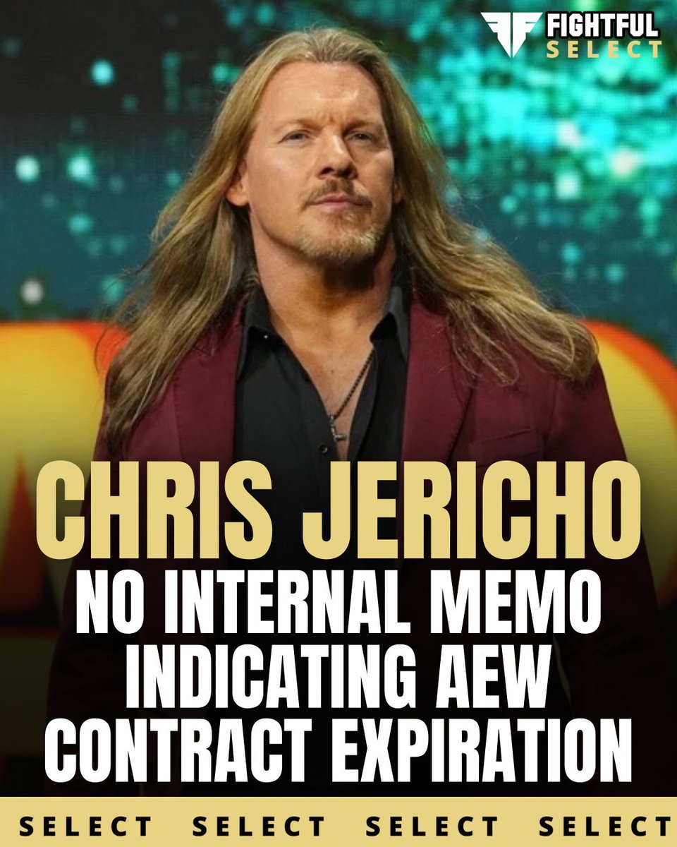 Fightful's tweet image. Unlike the other AEW departures, there was no internal memo today indicating Chris Jericho had left the company yet, @FightfulSelect has learned