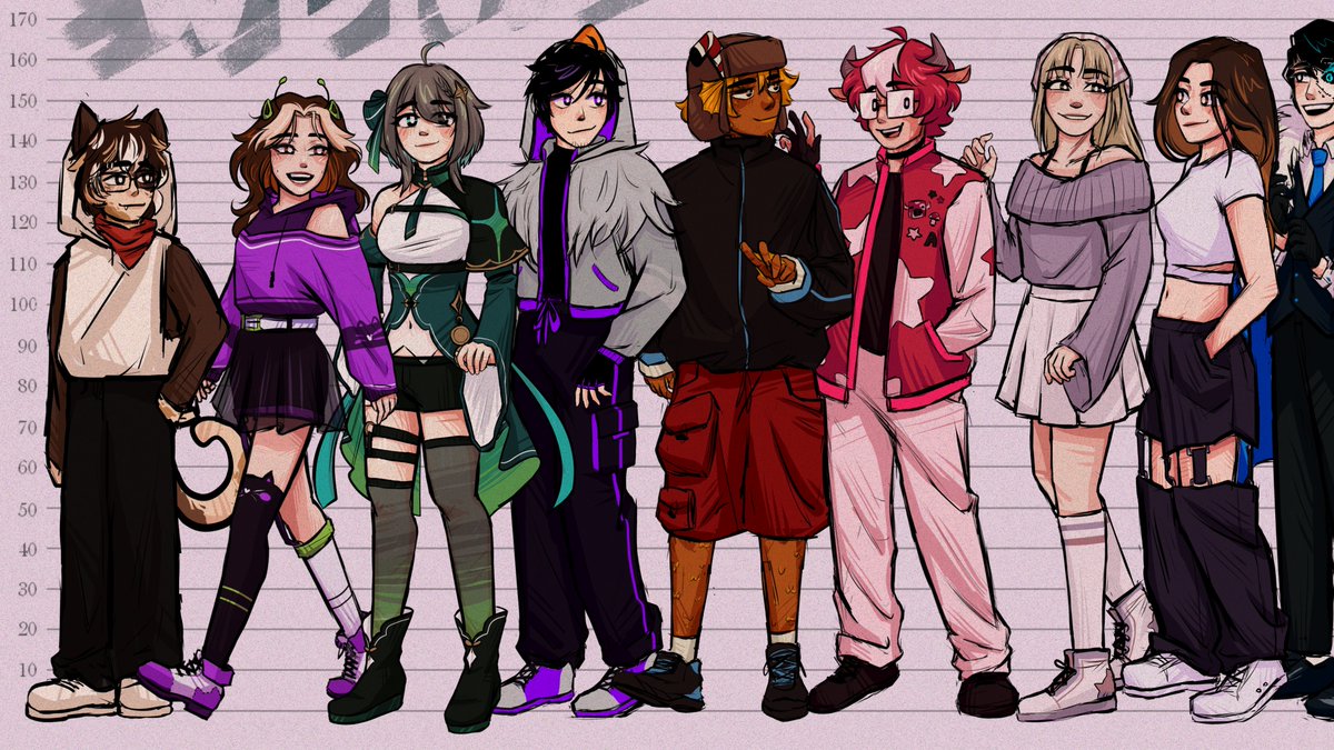 tsav0411's tweet photo. WBNS :D
Ficha de alturas 2.0 (ayuda se multiplican y ya no van a entrar en el lienzo)-(falto yo-)

recuerden q estas alturas son un headcanon basado en lo poco q se de las alturas reales de los wbns XD

#WBNS #WebonesAwards2026 https://t.co/xPjVDNoV3x