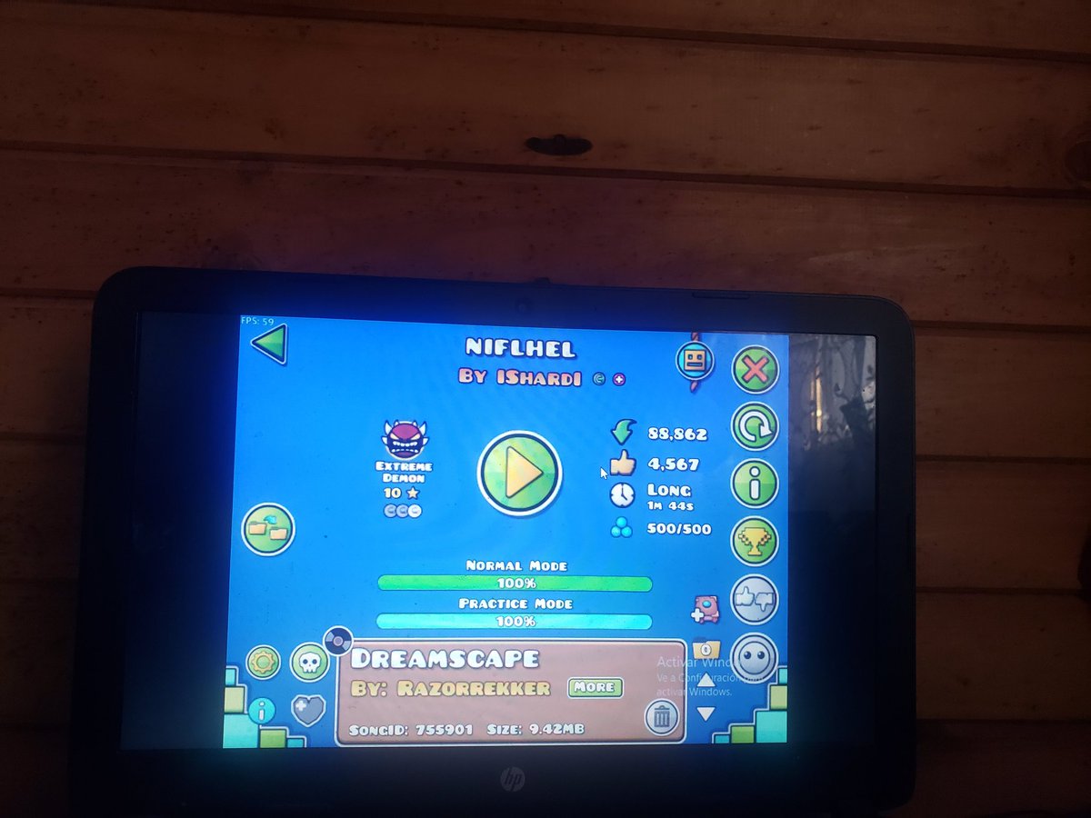 cuin_894's tweet image. se me echo a perder el hdmi de mi compu y me tuve q pasar esto en el compu de mi hermano tan malo que me bajaba a 20fps en una parte gracias al cbf no fue tan terrible pero niflheim es muchisimo mejor 
1404 intentos en celu + 663 aca
extreme demon #239