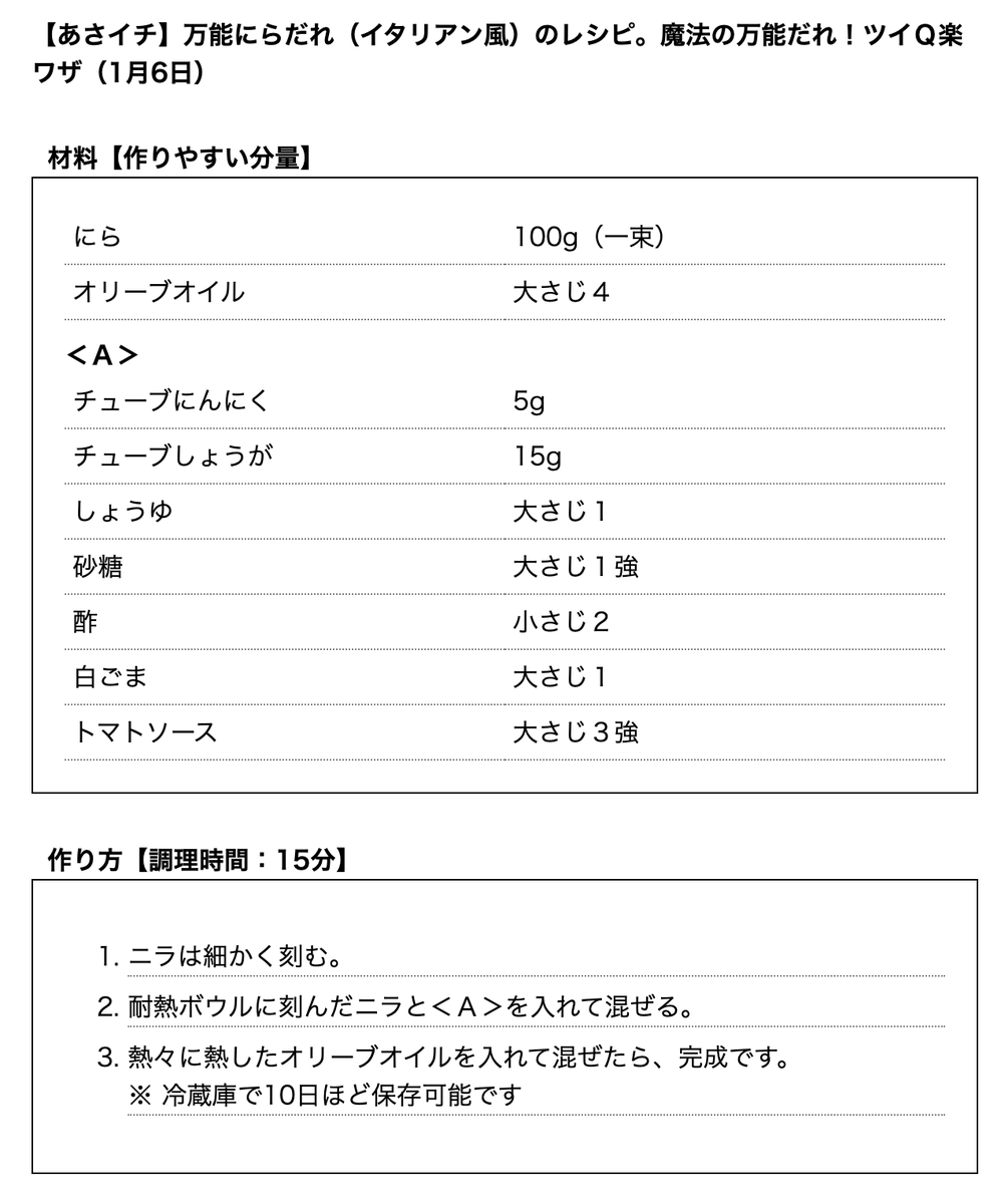 oruoruha's tweet photo. あさイチに紹介されてた万能だれ（イタリアンふう）レシピ

トマトソースが手間なので抜いて作ってみよう https://t.co/aL14g6tYBT