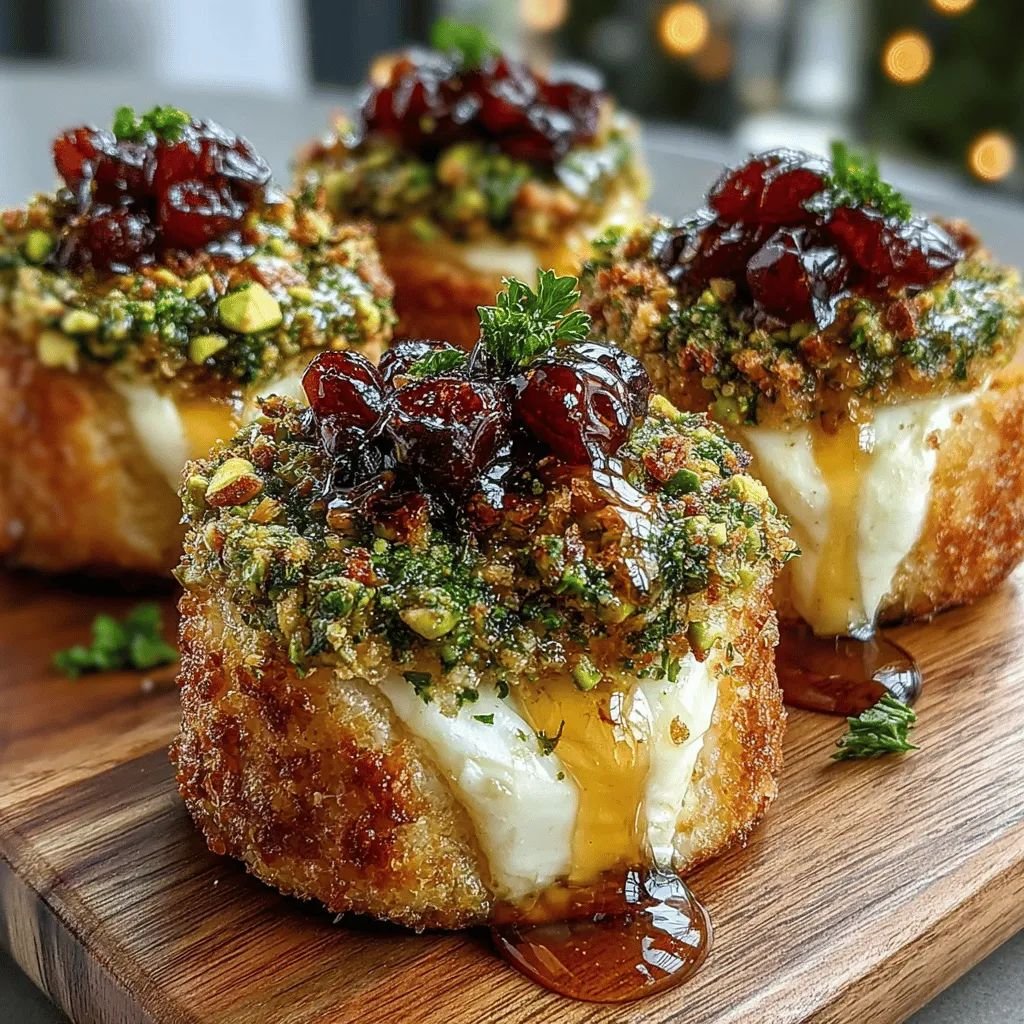 Savory Pistachio-Crusted Brie Bites: A Gourmet Delight