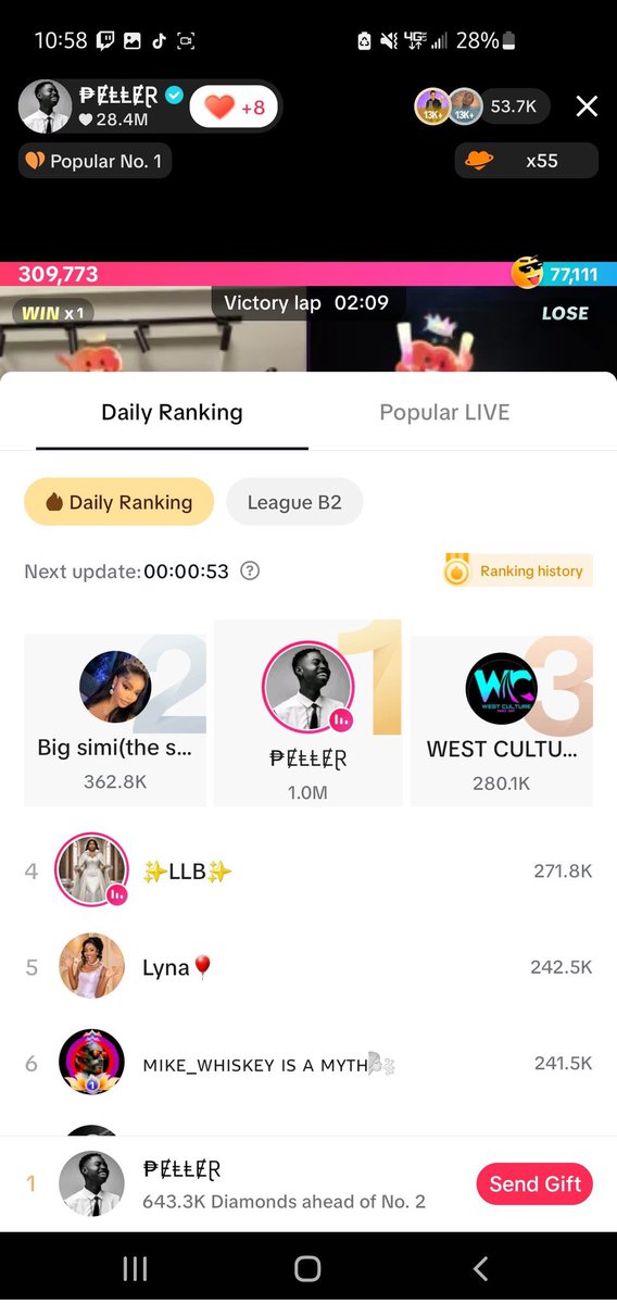 yusufu_rose's tweet photo. Only one big peller another record unfold this night 1.7m total views for just one person is crazy nobody can pull that wwww biggest for all reason 
#peller #pellertheblueprint #TikTok https://t.co/LF6gT3nHBr