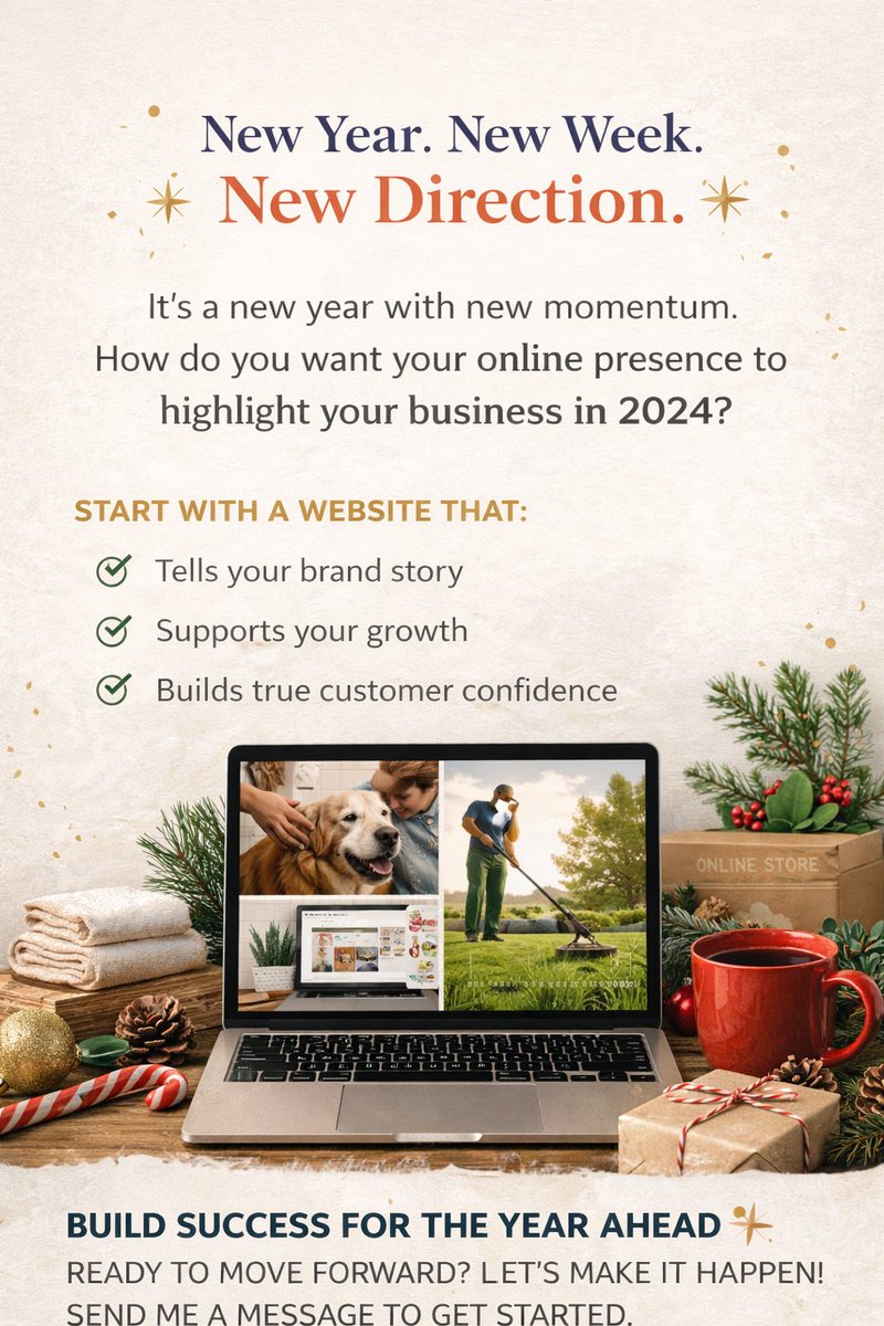 giddyboy10's tweet photo. New year, fresh momentum.
This is the season to realign your business goals and strengthen your online presence. A clear, well-built website sets the tone for growth, trust, and visibility in the months ahead. Ready to start strong? https://t.co/OLOA8bDuWL