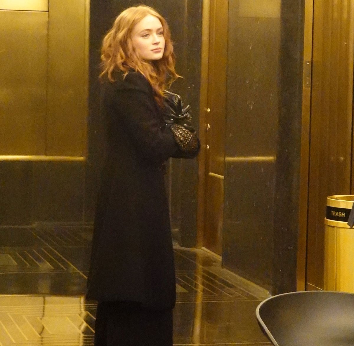 metgalacrave's tweet image. Sadie Sink in New York.