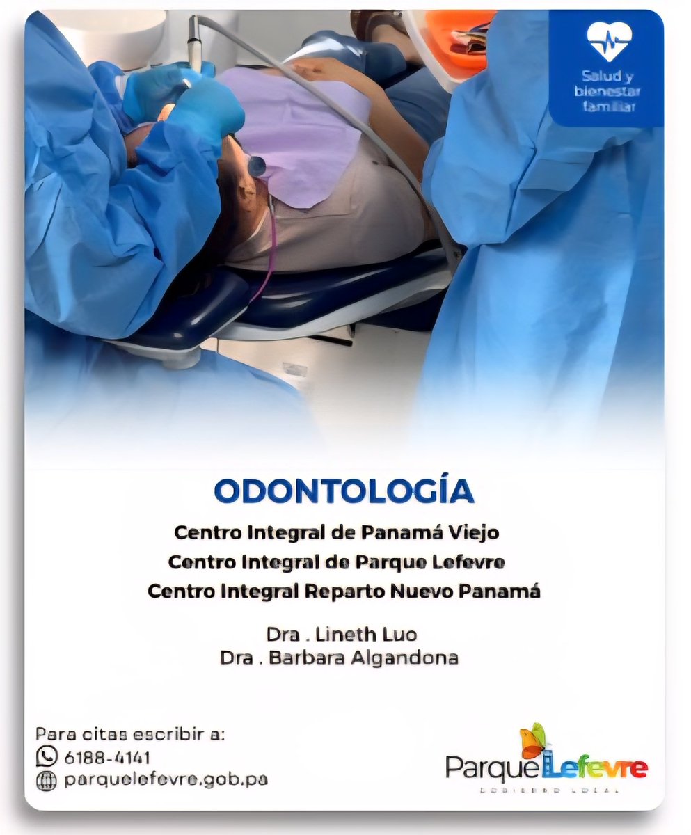 📢 Si vives en Parque Lefevre debes saber esto:

🏥 Tenemos 3 Clínicas

📌Ubicadas en:
1️⃣Reparto Nuevo Panamá
2️⃣Panamá Viejo
3️⃣Calle 8va #ParqueLefevre

🥼 Con los siguientes servicios:
🔹️Medicina General
🔹️Odontología 
🔹️Estimulación Temprana
🔹️Nutrición

😉 Te esperamos