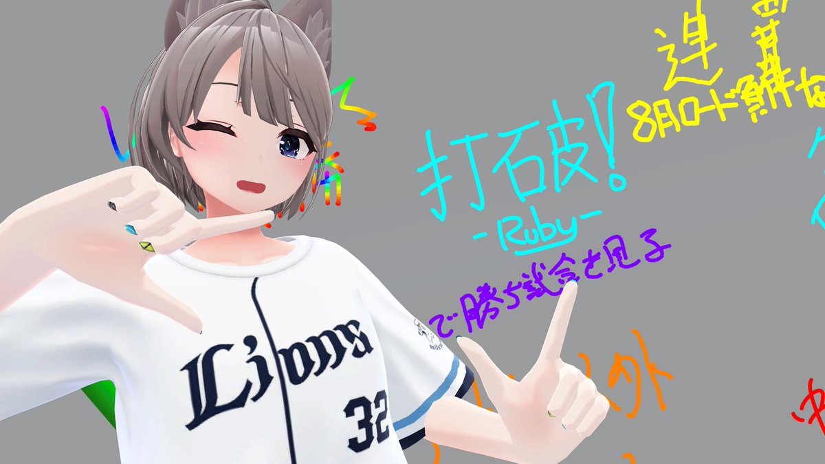 VRC_Ruby0212's tweet image. 守り勝つ野球は終わりだ！
2026年はバッターの力で念願の優勝に向けてすべての壁を打破するぜ！レッツゴーライオンズ！🦁🩵#VRC_Fullcount
