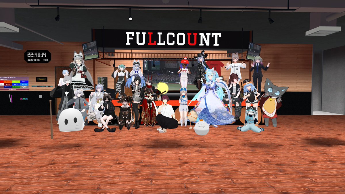 VRC_Ruby0212's tweet image. 守り勝つ野球は終わりだ！
2026年はバッターの力で念願の優勝に向けてすべての壁を打破するぜ！レッツゴーライオンズ！🦁🩵#VRC_Fullcount