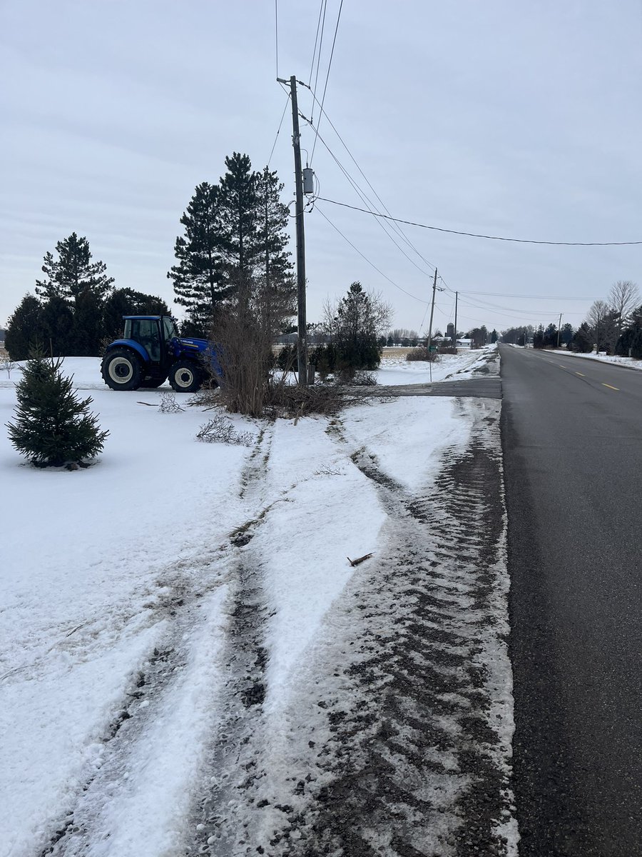 robinposs's tweet image. My daughter goes out for the bus at 8:15, and waits beside the lilac bush until the bus arrives at 8:20.

She stayed home today.

At 8:17, a truck lost control, drove through the lilac before striking the pole.

Reminder that nothing in this world is random, God is in control. 🙏