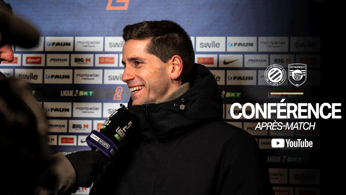 usldunkerque's tweet photo. 🎙️ Au lendemain de la belle victoire sur la pelouse de Montpellier (1-3), découvrez la conférence de presse d’Albert Sánchez.

🎥 https://t.co/ZZzATwz4cG

#TeamUSLD #MHSCUSLD https://t.co/SmWd0j0yAE