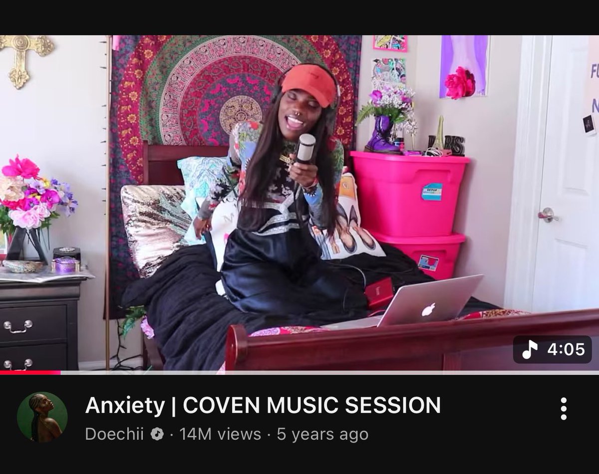 scrufacejean's tweet photo. “She a plant, she came out of nowhere. How’d she just pop up with that Anxiety song all of a sudden ?” https://t.co/IJ6CmDAL23