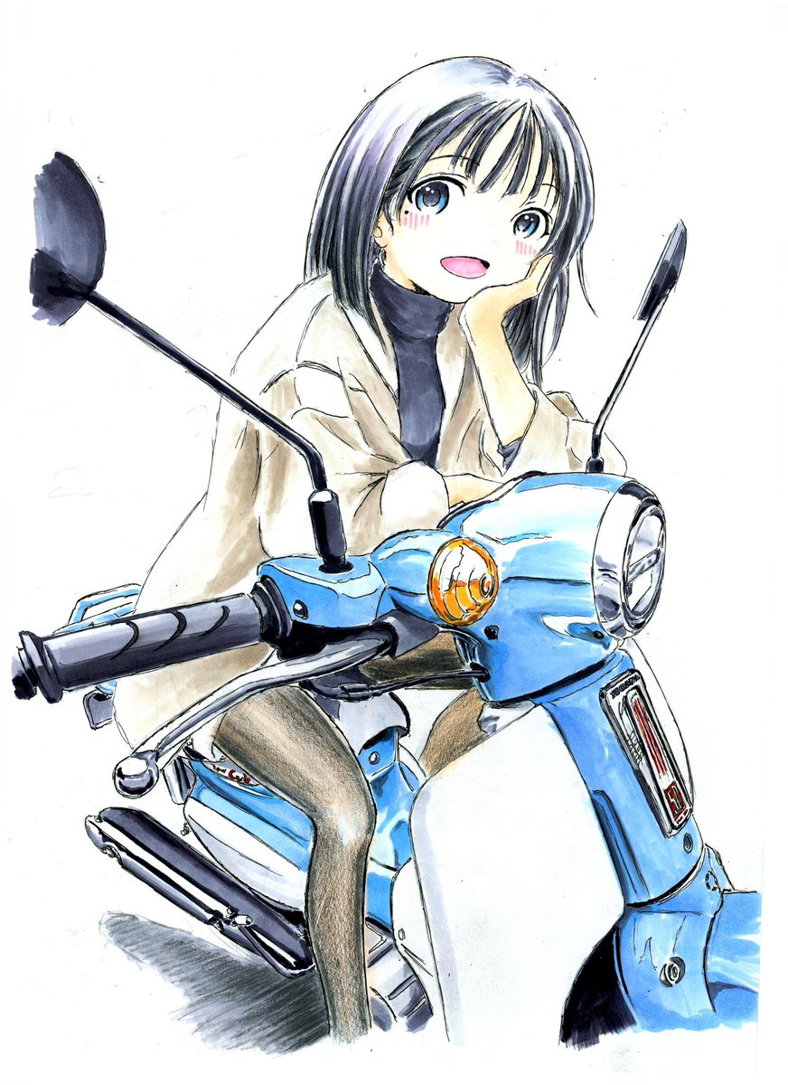 「#これを見た人は去年の1月の画像を貼る (・∀・)っ/凵⌒☆チンチン」|西宮真琴のイラスト