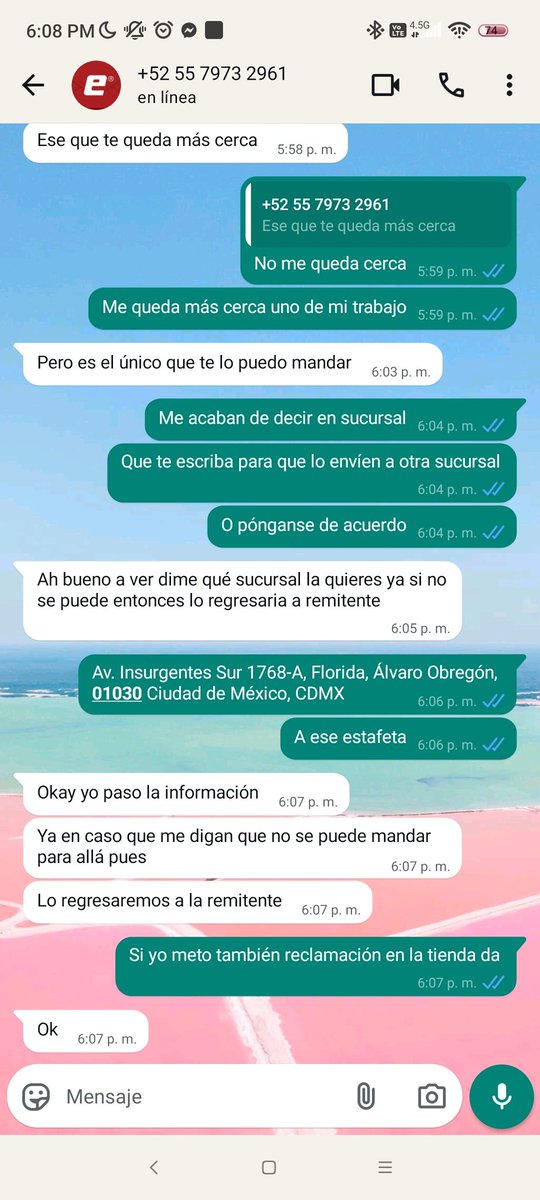 _MissCocaine's tweet photo. @estafeta @PARFOIS_ Pésimo servicio de sus repartidores https://t.co/zXIqaVcyND