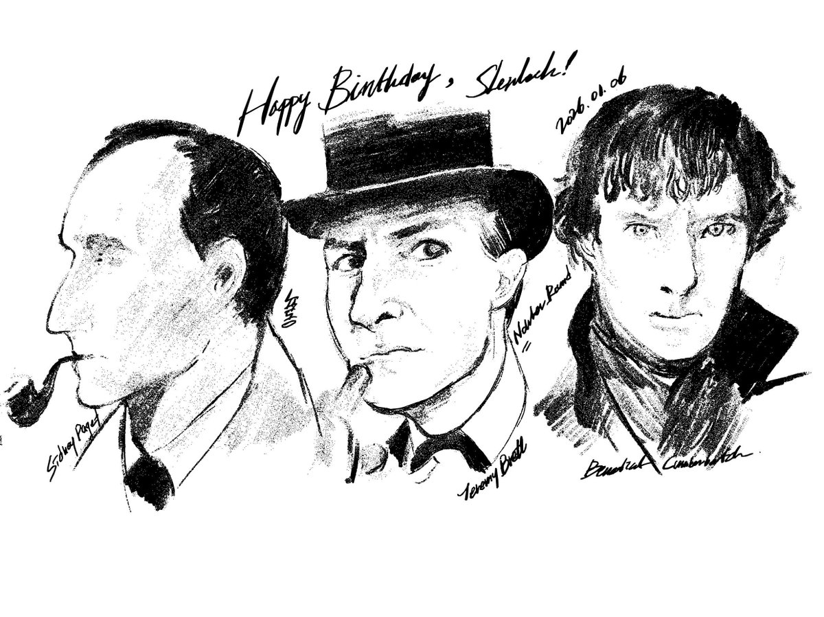 셜록홈즈의 139살 생일을 축하합니다~
#셜록 #셜록홈즈
