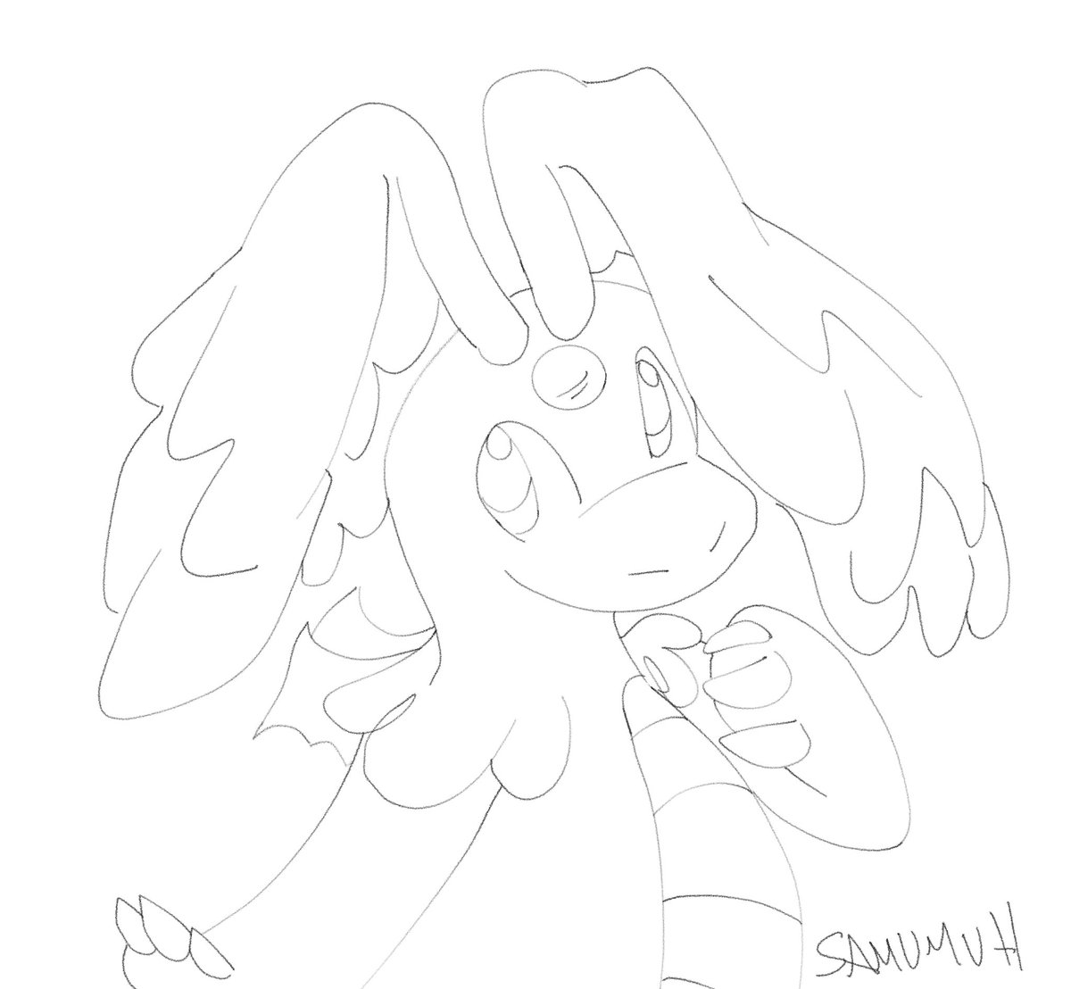 Samumuh_'s tweet image. Mega dragonite wip #pokemon