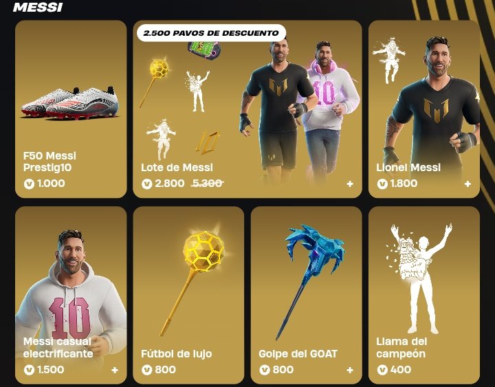 iiDumar's tweet image. ACTUALIZACION DE LA TIENDA

LIONEL MESSI

Compra aqui fortnite.com/item-shop/bund…

#Fortnite #Ad #lionelmessi𓃵