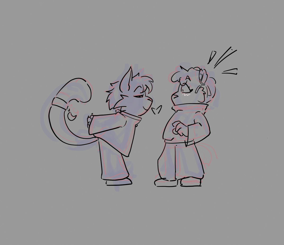 Love is trouble, love is funny. You're so lovely...

better late than never >w>;; 
#Bobbybearhug #catnap